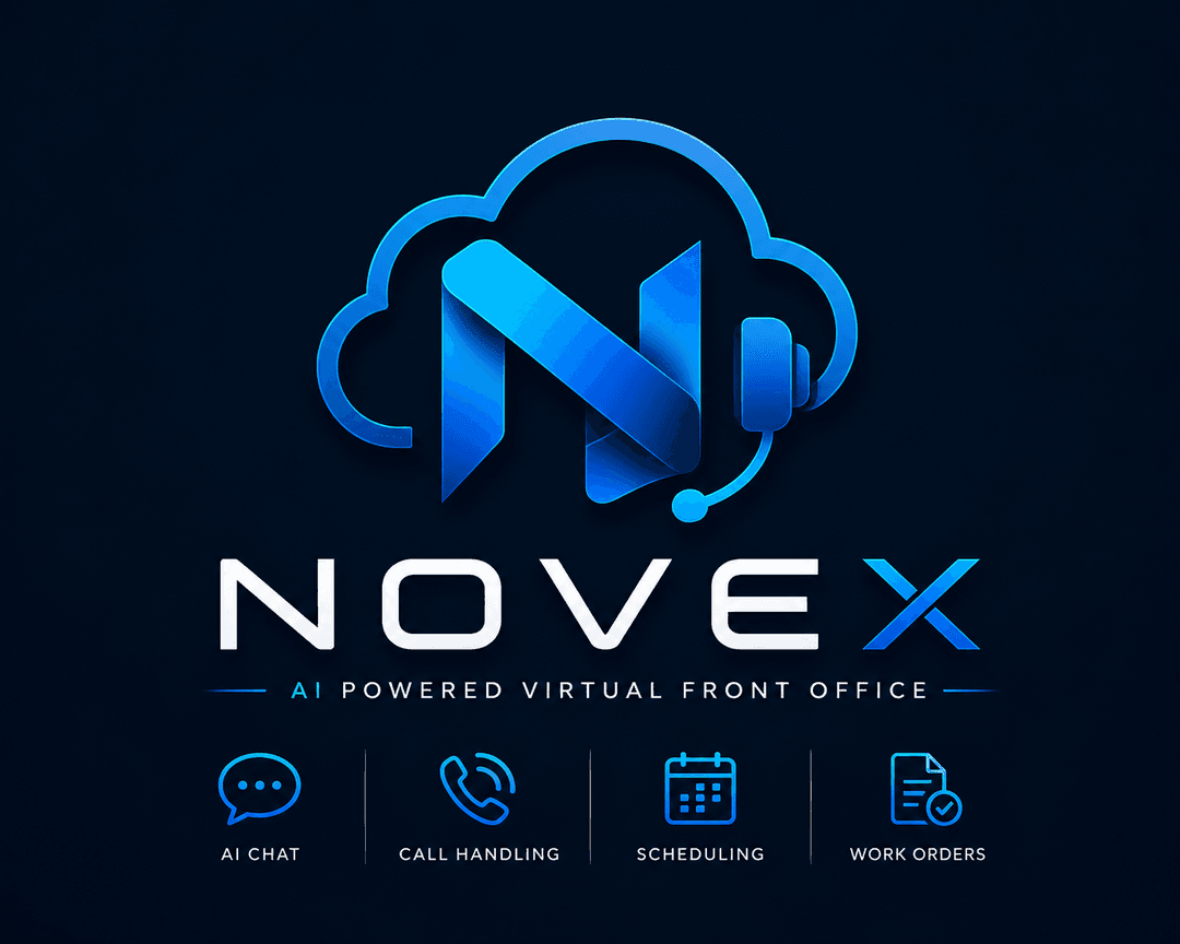 Novex logo — AI powered virtual front office